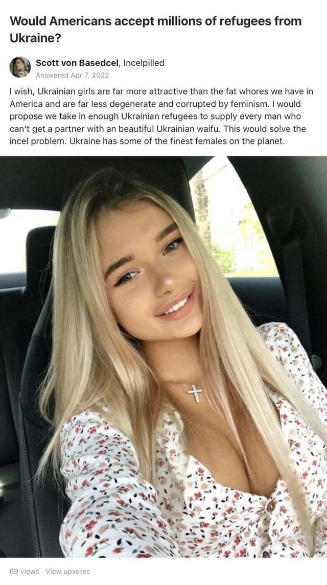Do you wish USA had taken in more female refugees from Ukraine?