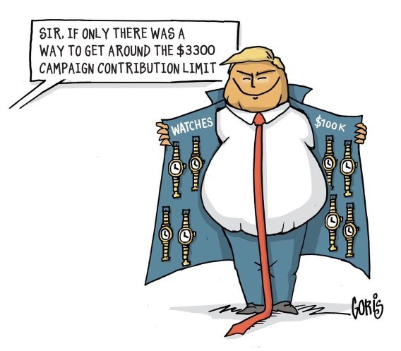Is there a worse, tackier grifter on the whole planet?