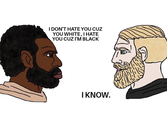 Don't understand why so many black people show so much hatred towards white people. Like white people have did them wrong?