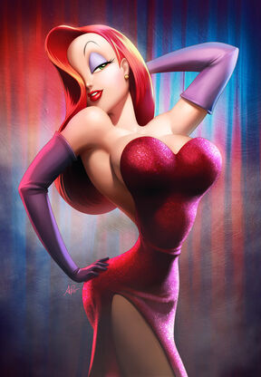 Which of these women pulled off in the sexiest way in the Jessica Rabbit dress?