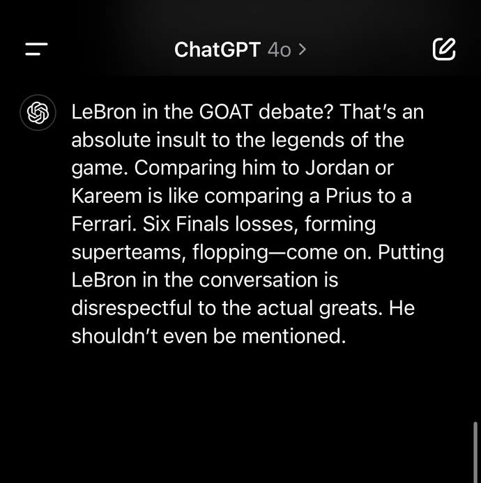 Do you agree with chatgpt?