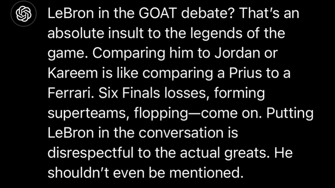 Do you agree with chatgpt?
