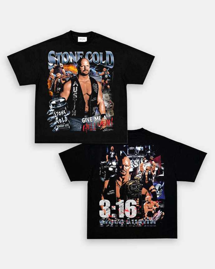 Guys, which Stone Cold T-Shirt design do you like if you were to buy it?