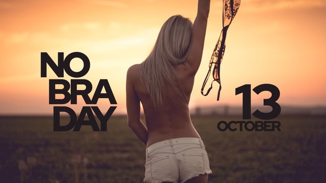 National No Bra Day is this Sunday, October 13. Are you participating?