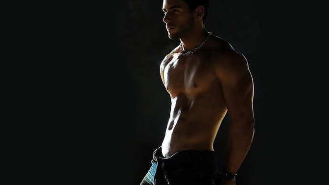 Why is the male body not as popular as the female?
