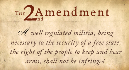 Does the 2nd amendment give you the right to own firearms?