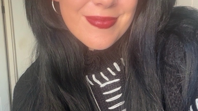 Put in red contacts for a vampy look :) what do we think?