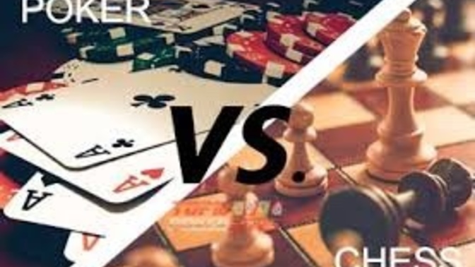 What's more difficult to master, chess or poker?