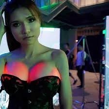 What do you think of the glowing breast implants?