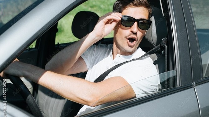 Ladies, do you find a guy more attractive or love him more behind a steering wheel?