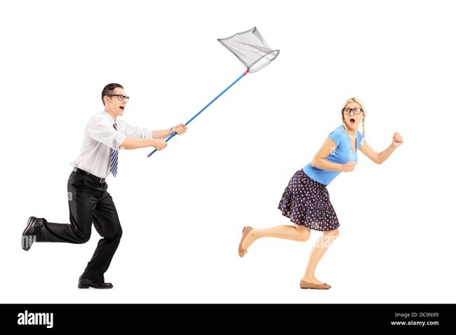 Why do women run away so easily then men?