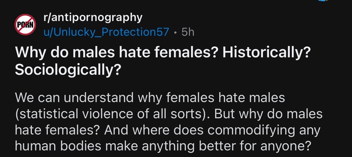 Why do males hate females? Historically? Sociologically?