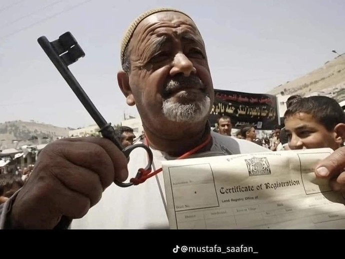 All the phalastinan still have the key.. do u still supporting Israel?