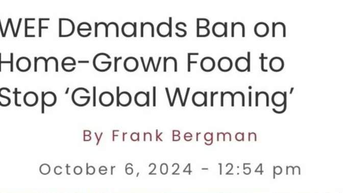 Would banning home vegetable gardens really prevent climate change?
