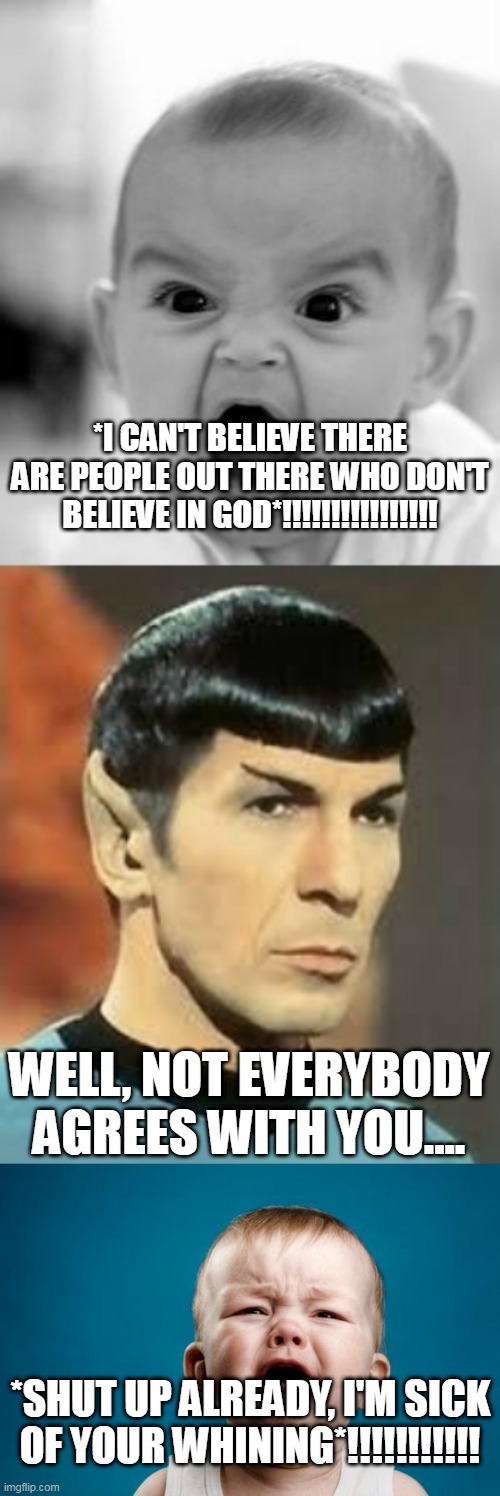 If a friend told you they don’t believe in god whats your reaction?