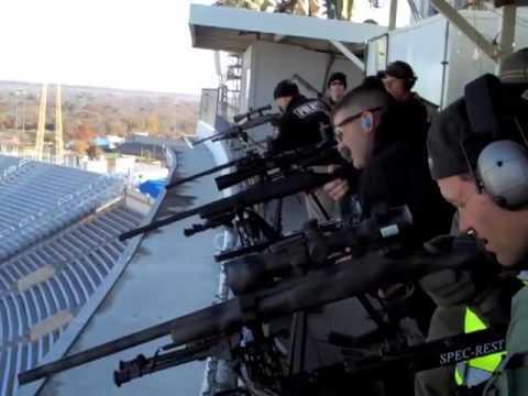Are you more comfortable having snipers at your major events, or less comfortable?