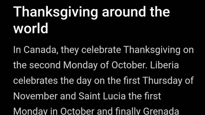 HHappy Thanksgiving how will you celibrate today?
