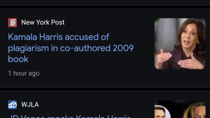 Kamala Harris's book is exposed for plagiarism. Does this woman ever say or do ANYTHING that's honest? Or is she ALWAYS a fake a phony and a fraud?