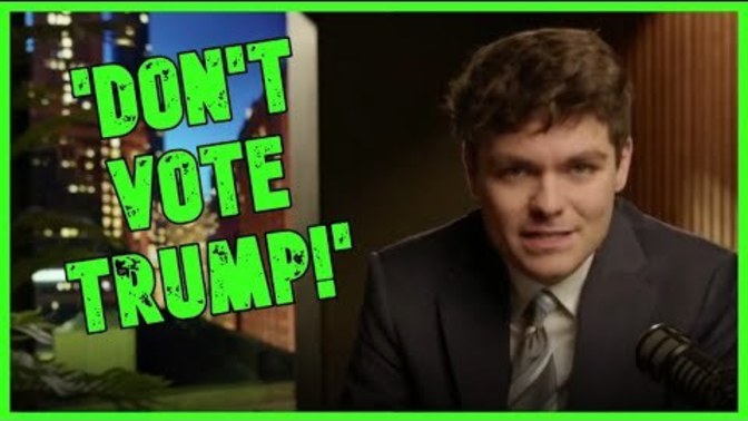 Why is Nick Fuentes dropping support for Donald Trump?