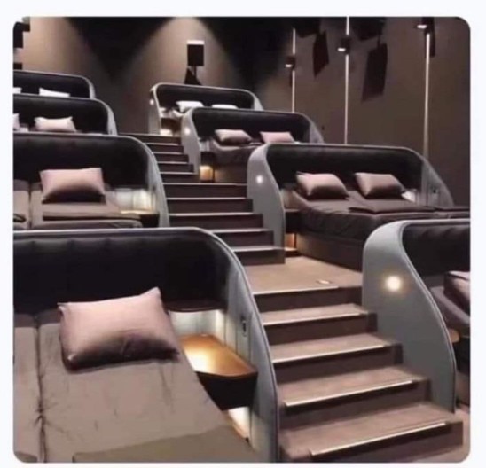 Would you go to the cinema more if they replaced the seats with beds?