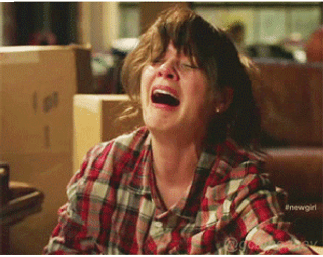 How do I stop crying when people confront me?