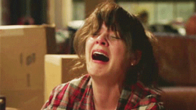 How do I stop crying when people confront me?