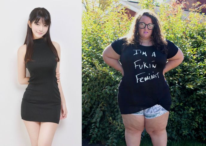 How come its okay to skinny shame people but you can't fat shame someone?