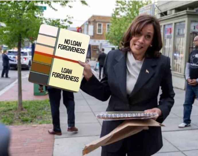 Has Kamala Harris fallen on her head?