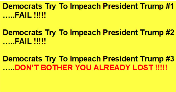 If President Trump wins the election, will the Democrats impeach him for winning?