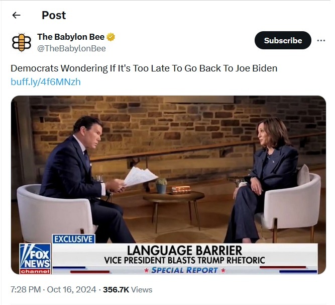Is it too late to switch back to Biden?