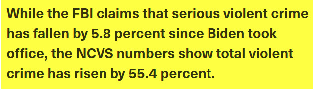 =BREAKING=FBI caught lying about crime statistics to help Kamala Harris get elected. Do you think people were buying the lies or could see the truth?