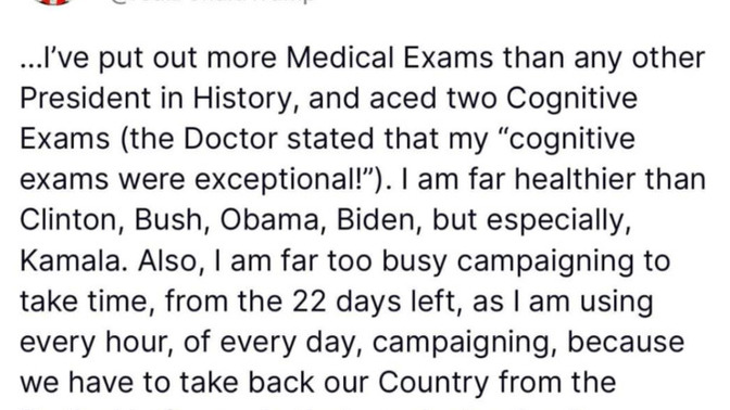 Can anyone identify one truthful statement in this post?