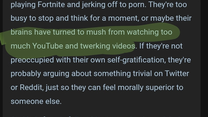 HOW MUCH YouTube and ТWЕRКіng videos is enough to turn a brain into MUSH?