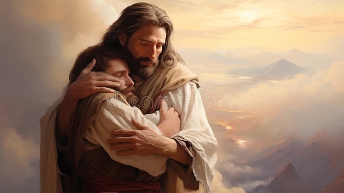 Have you ever wished you could just fall into the arms of Jesus?