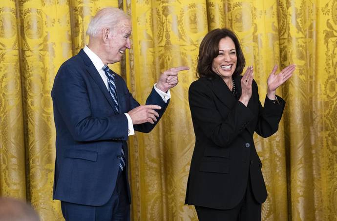 Do leftists think Kamala Harris, Joe Biden and Donald Trump are the same person?