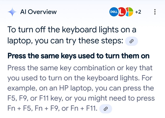 Does anyone know how to turn off the keyboard lights on a Lenovo laptop?