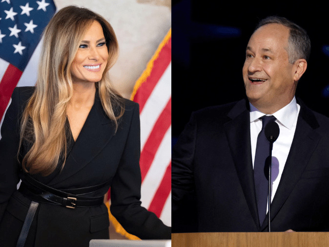First Lady vs. First Gentleman, Who Would Win A Presidential Spouse Debate? Melania Trump vs. Doug Emhoff?