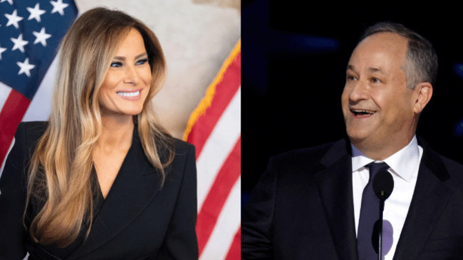 First Lady vs. First Gentleman, Who Would Win A Presidential Spouse Debate? Melania Trump vs. Doug Emhoff?