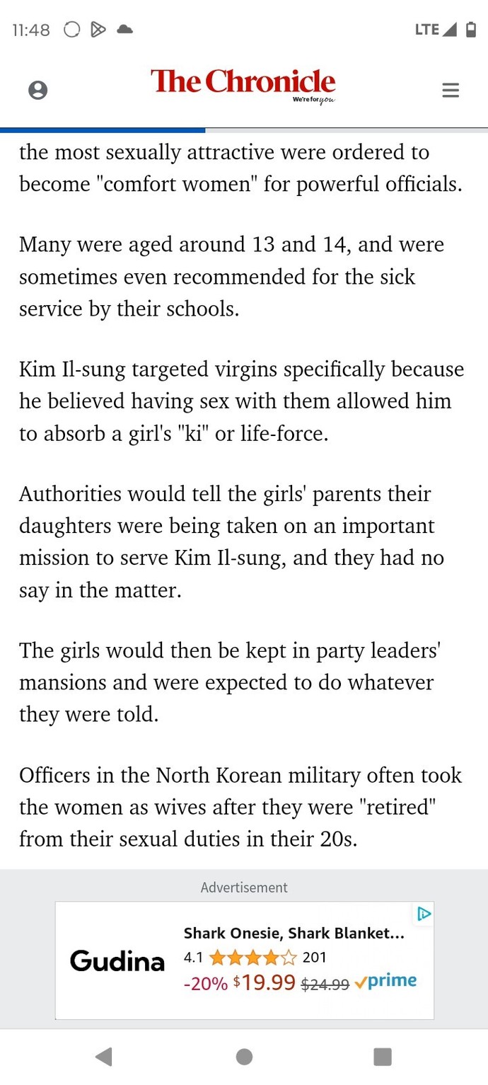 What do you think of North Koreas pleasure squad?