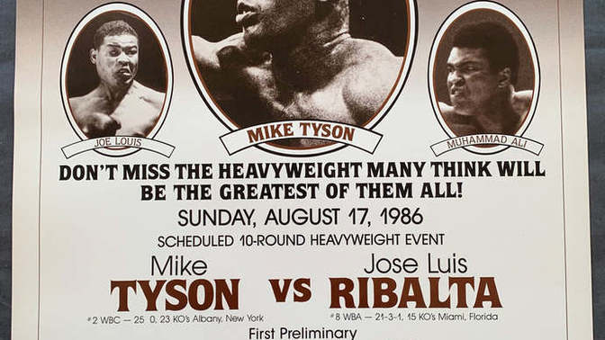 Was the José Ribalta fight in 1986 Mike Tyson’s best fight of his boxing career?