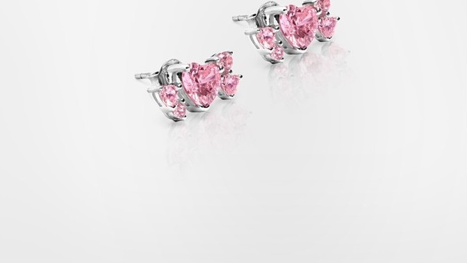 What's your opinion about these pink silver earrings?