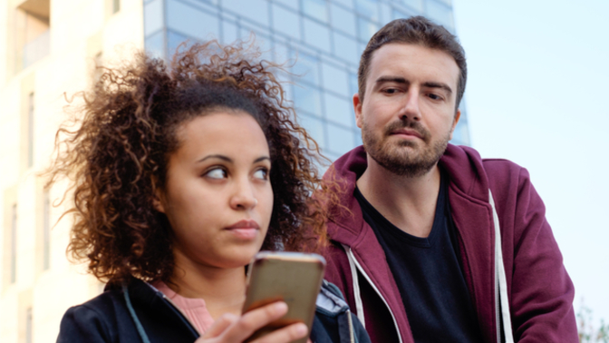Are guys that don't let their girlfriend have male friends just insecure?
