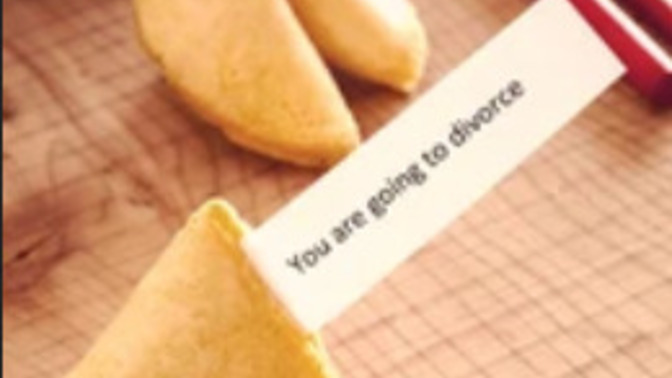 If you got a fortune cookie that told you to divorce your spouse/end your relationship what would you do?
