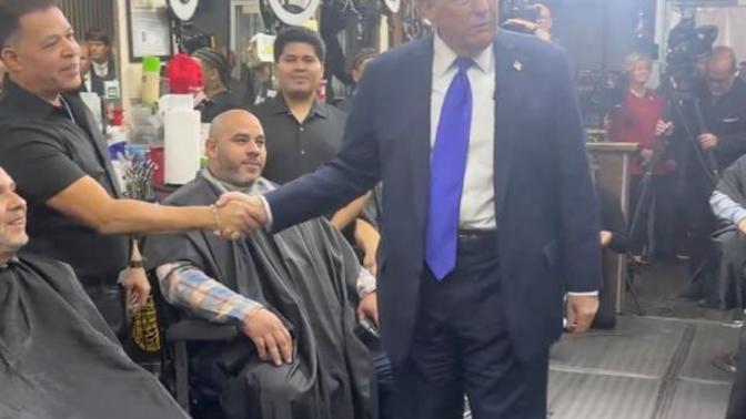 Would you let President Trump give you a haircut?