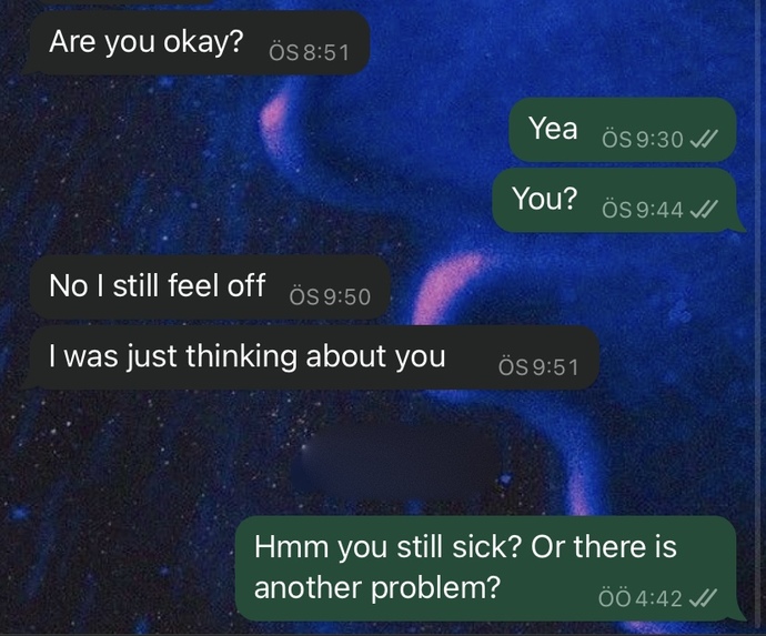 Why my boyfriend texts this?