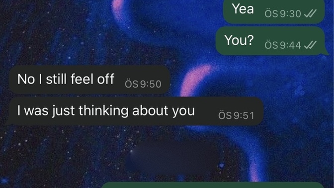 Why my boyfriend texts this?