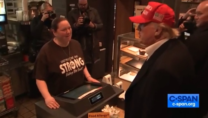 Did you wonder why Trump did a McDonalds job stunt?