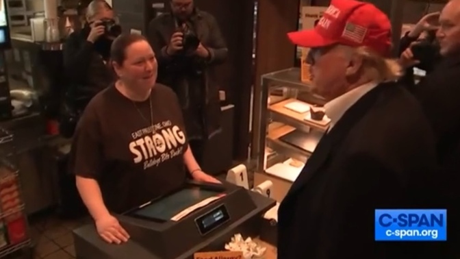 Did you wonder why Trump did a McDonalds job stunt?