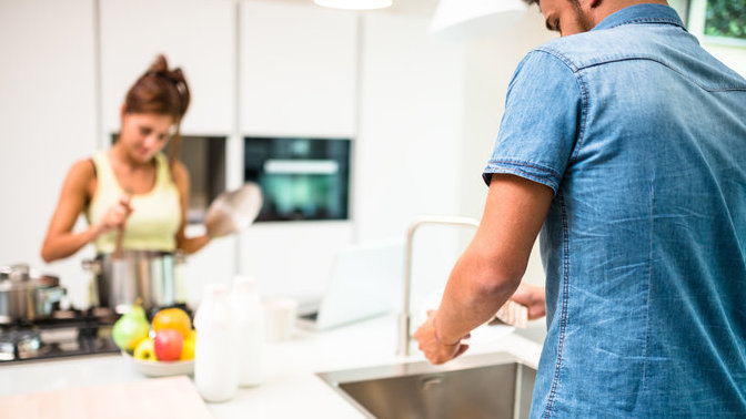 Is it better for couples who live together to do chores, prepare meals, manage finances, etc independently from one another?