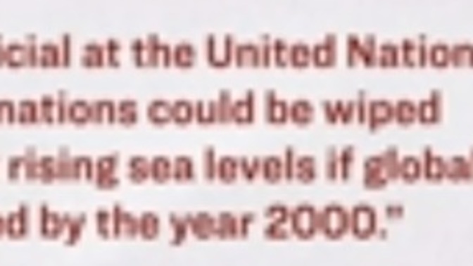 Since we already passed the point of no return, in picture, shouldn't we stop wasting money effort n concern on global warming?